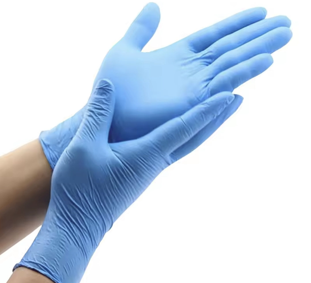Guantes de nitrilo sin polvo 100 unidades