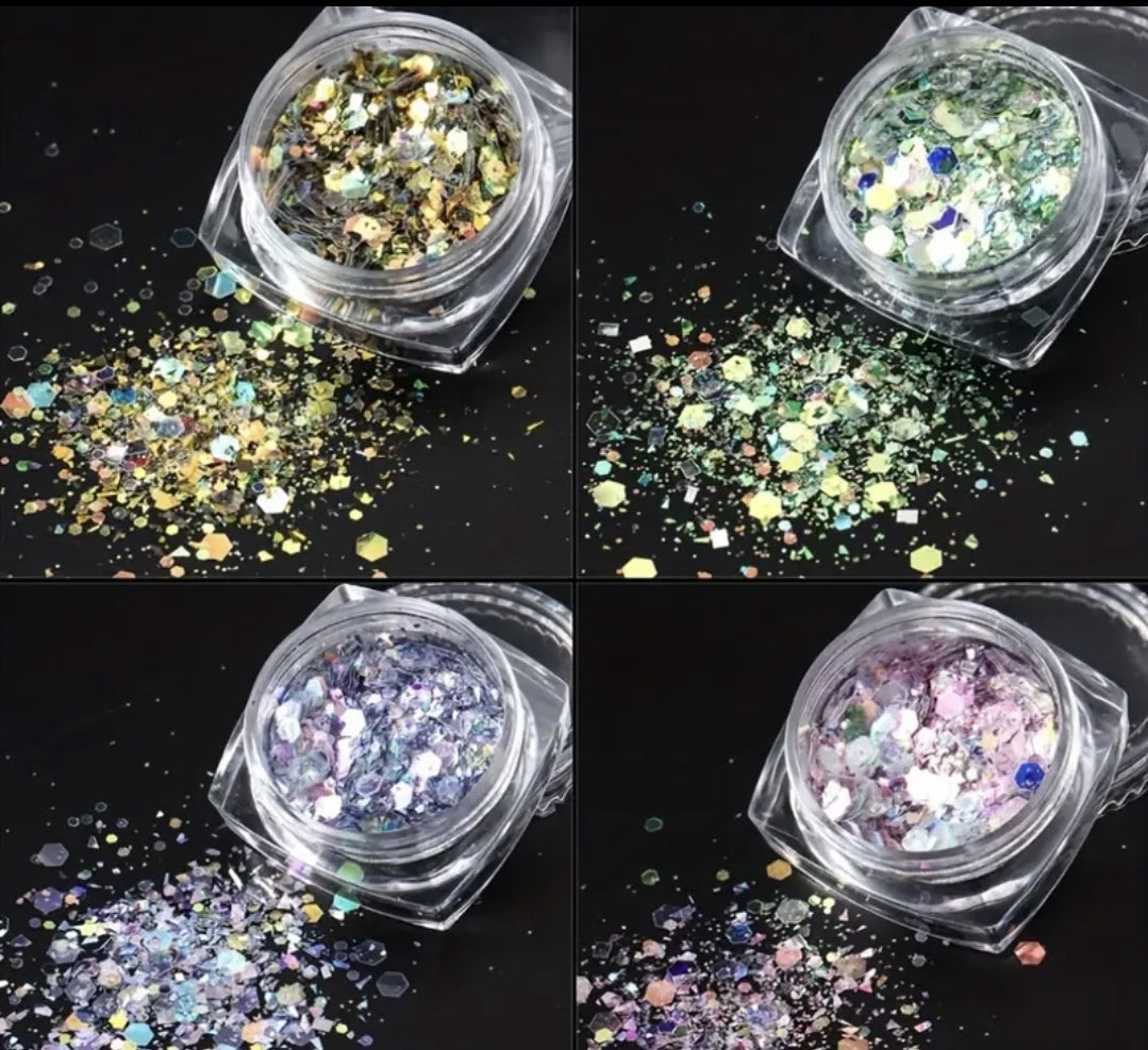 Decoración glitter 0.99€ unidad individual