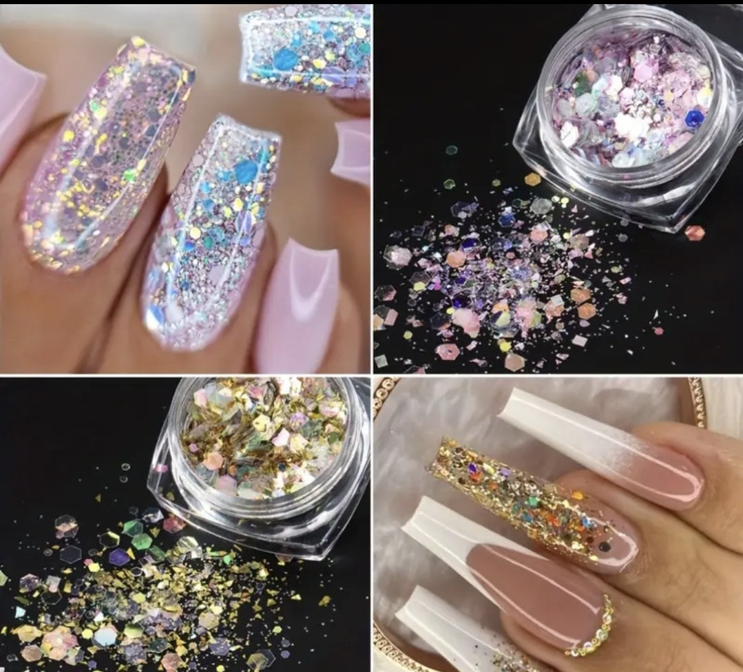 Decoración glitter 0.99€ unidad individual
