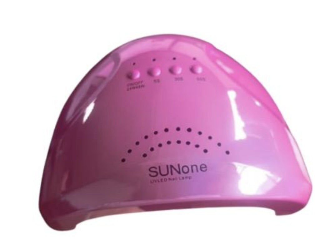 Lampara sun one rosa olografica de 48 W