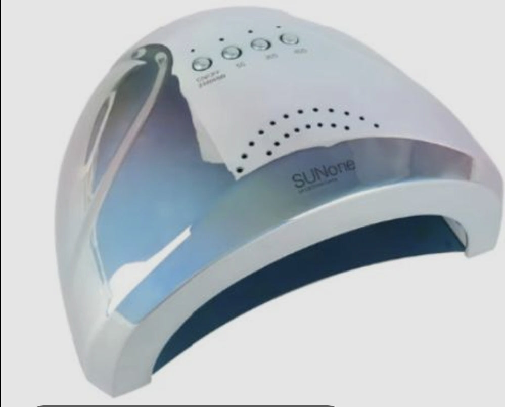 Lampara sun one luces de led color plata 48W