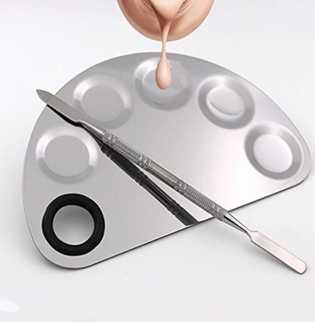 Paleta Mezcladora Acero - Cosmética greenstyle