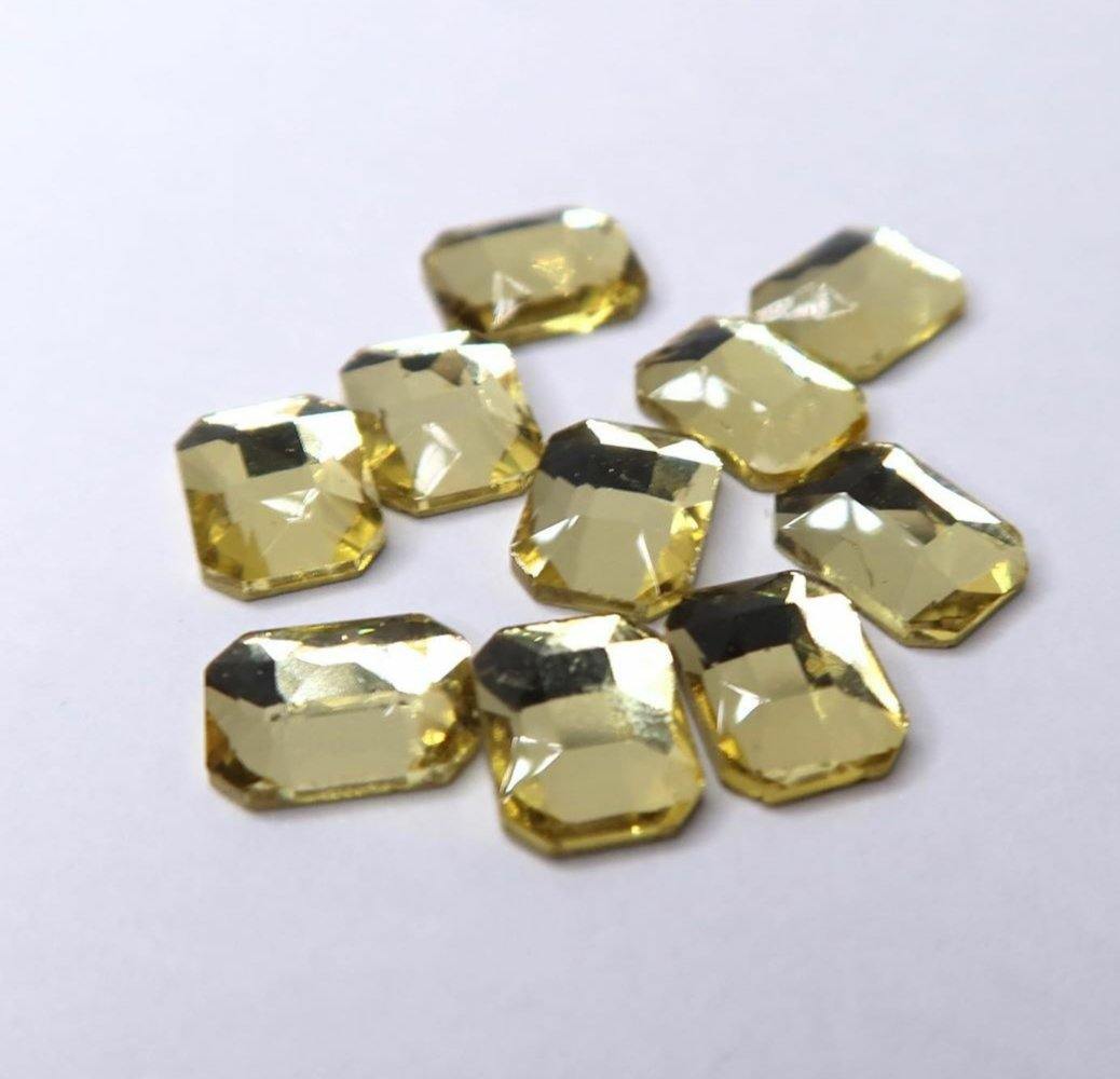 Piedras uñas Cristal Oro (10 unidades)