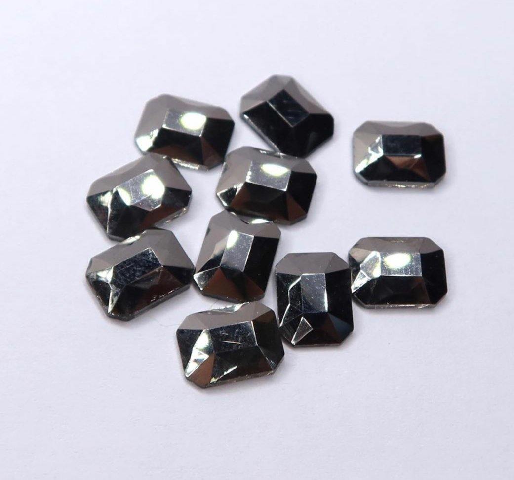 Piedras uñas Cristal Negro (10 unidades)