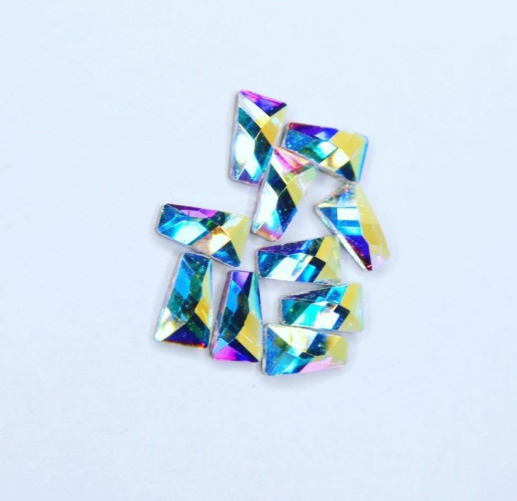 Piedras cristal uñas ( 10 unidades )