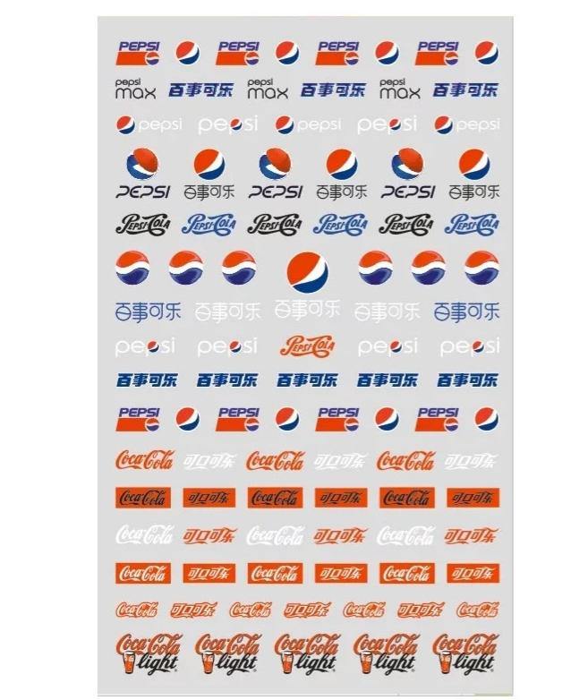 Decoracion uñas Pepsi