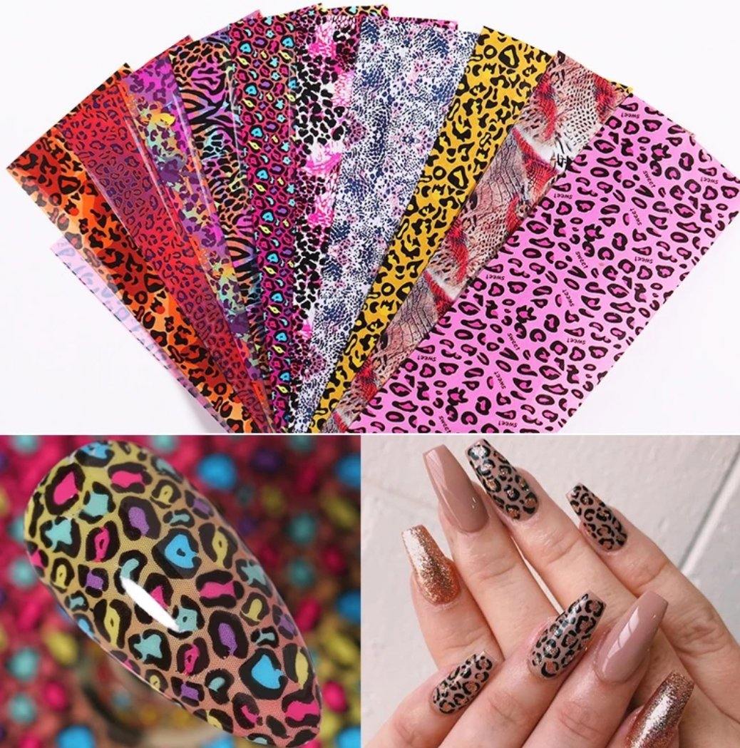 Pack foil leopardo  (4 Tonos)