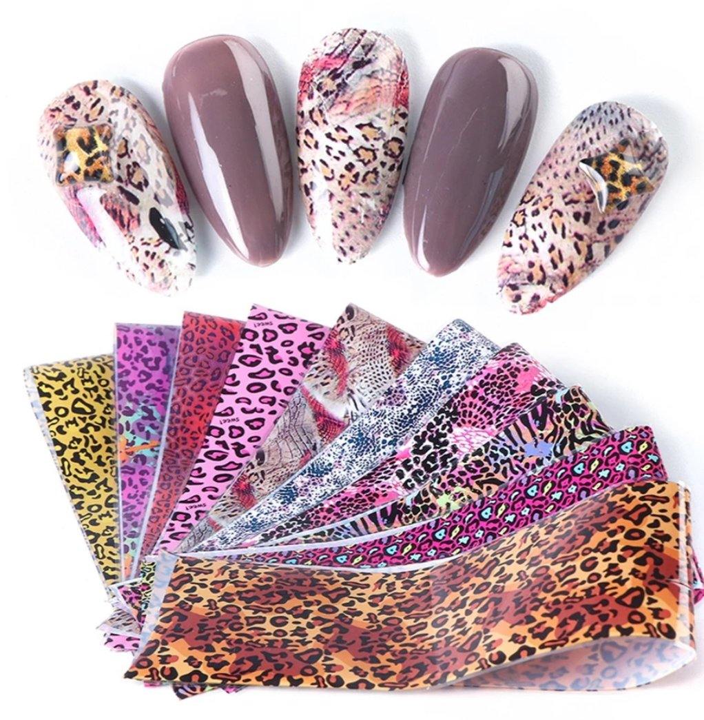 Pack Completo foil leopardo (10 Tonos)