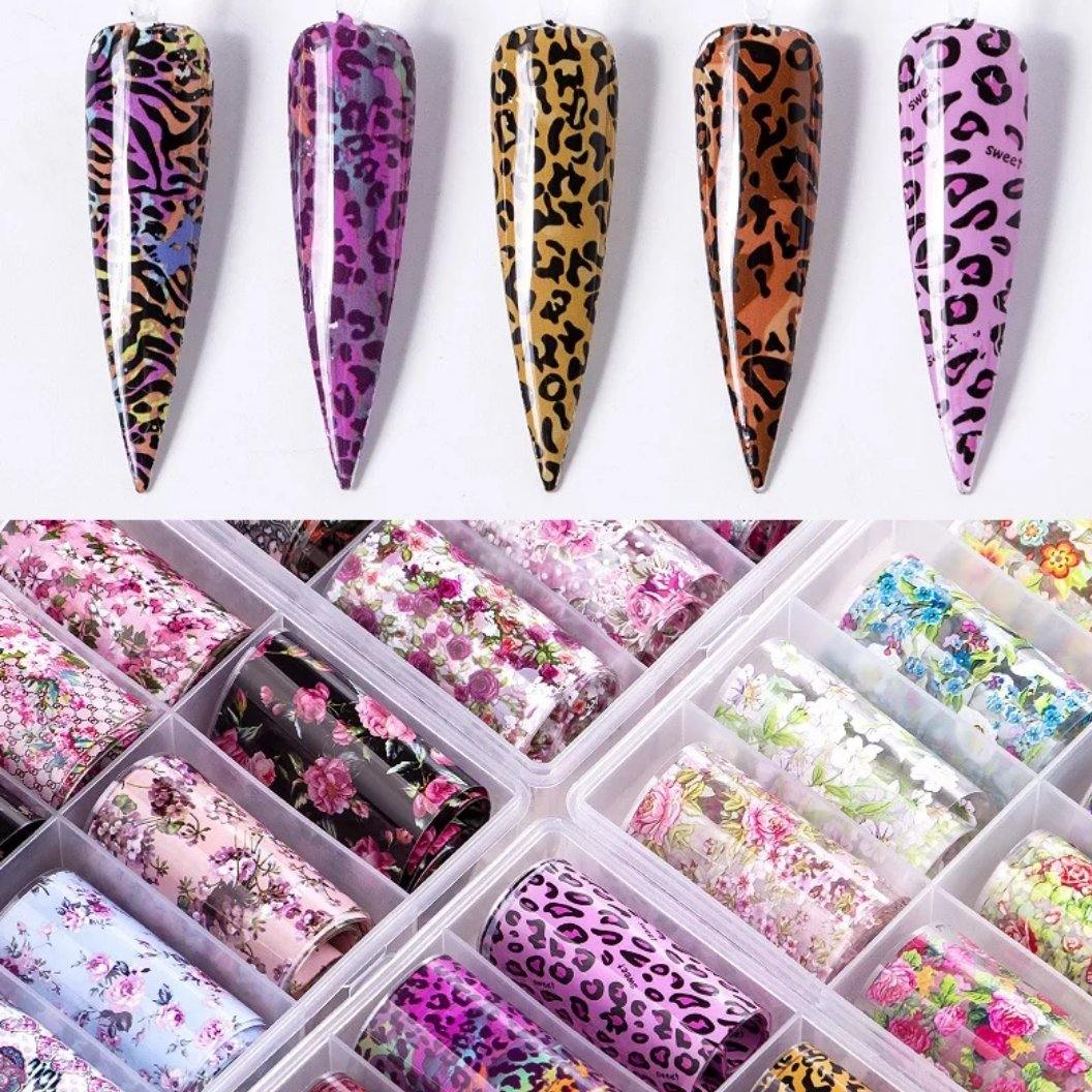 Pak COMPLETO foil leopardo (10 Tonos) - Cosmética greenstyle