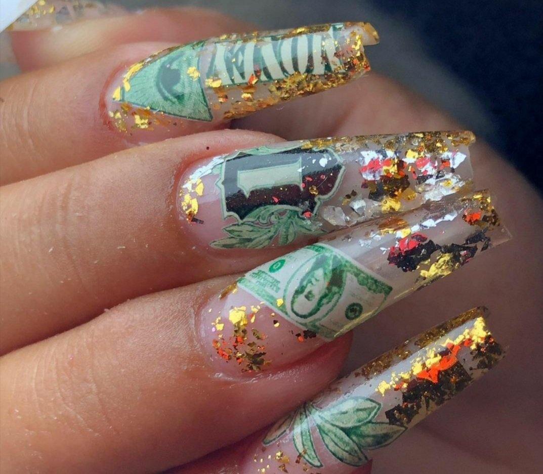 Decoraciones uñas Dollars - Cosmetica greenstyle